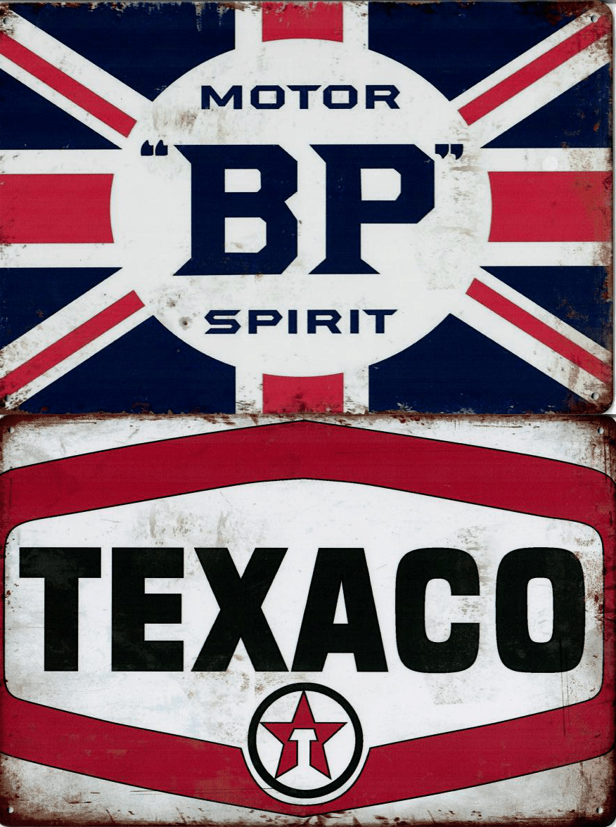 BP Motor Spirit - Texaco - Old-Signs.co.uk